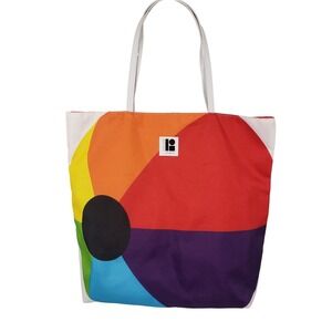 Estee Lauder Lisa Perry Tote Bag Beach Ball Graphic Colorful‎ Travel Shopper